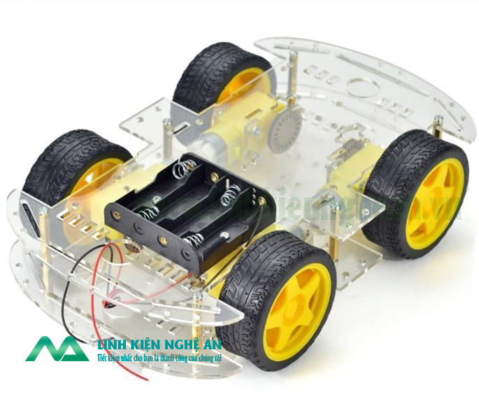 Trọn Bộ Khung Robot 4 Bánh